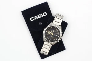 Watch Box Casio Azul Imprimir A Cálido Arañazos Lujo Idea Regalo Hecho en Italia - Imagen 1 de 3