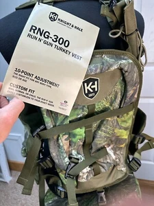 NWT RNG 300 Knight & Hale Turkey Hunting Vest Mossy Oak Obsession Seat Pad - Picture 1 of 11