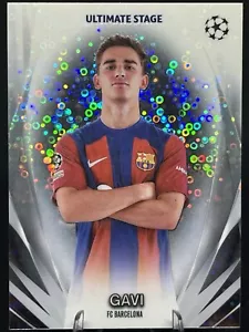 GAVI 2023-24 Topps Chrome UEFA UCL Ultimate Stage #USC-18 Spagna FC Barcelona - Foto 1 di 2
