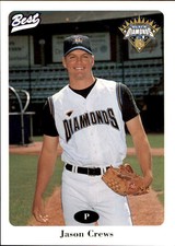 1996 Lethbridge Black Diamonds Best #13 Jason Crews Plantation Florida FL Card