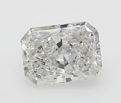 0.39 Ct RADIANT Cut IGI Certified Lab Grown CVD Diamond F Color VS2 Clarity - Image 1 of 4