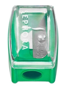 NEU Sephora GRÜN kleines Augen- und Lippenfutter Bleistift professioneller Qualitätsschärfer - Bild 1 von 1