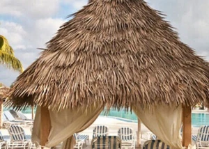 blind grass Lifelike Garden Realistic Straw Roof Fake Straw Roof Straw - Picture 1 of 5