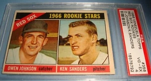 1966 VENEZUELA Topps #356 BOSTON RED SOX ROOKIES psa 5 (792)venezuelan - Picture 1 of 4