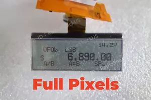 Yaesu FT-857/857D LCD Ersatzteil ""Zebrastreifen"" Ausgabe!!! Volle Pixel!!! - Bild 1 von 5
