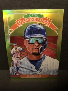 Carta Donruss Optic Baseball Giallo Prizm Javier Baez 2020 - Foto 1 di 2