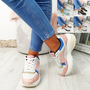 white chunky trainers