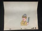 KIDS ON SAFARI 12.5x10.5&quot; Cartoon Animation Cel - Kid with Pop Gun SC1 M-9