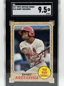 2017 Topps Heritage Minors #146 Randy Arozarena SGC 9.5 - Picture 1 of 2