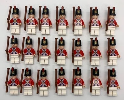 LEGO British Redcoat Soldiers Minifigure Lot 100% Genuine LEGO - YOU PICK - Image 1 of 4