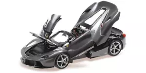 1:18 MINICHAMPS Ferrari Laferrari Aperta Grigio Ferro BBR182234 Model - Picture 1 of 2