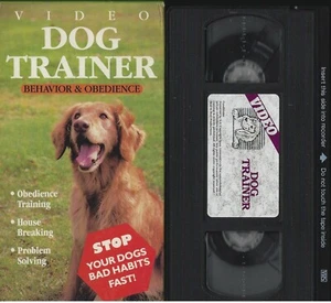 Dog Trainer Behavior and Obedience House Breaking Problem Solving VHS Video - Picture 1 of 2