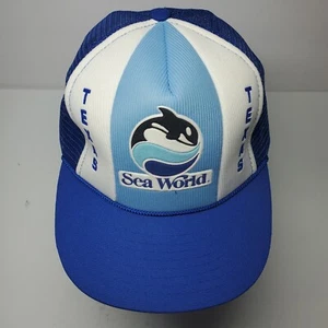 Vintage Sea World Texas Mütze verstellbar Snapback Cap 1988 nie getragen - Bild 1 von 9