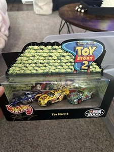 Hot Wheels 2000 Toy Story 2 NASCAR 3 Car Set Target Disney 1 64 - Picture 1 of 2