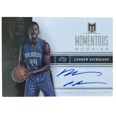 2013 Momentum Andrew Nicholson RC On-Card Auto Momentous Rookies Magic #28 - Image 1 of 2