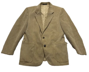 Abrigo Deportivo De Colección Richman Brothers Hombre 42S Beige Pana 2 Botones DEFECTOS PILA PROFUNDA - Imagen 1 de 12