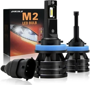 H11 H8 H9 LED Fog Light Bulbs Lamps 6000K White Lamp Kit M2 10000LM - Picture 1 of 9