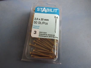 50Stück kleine Nägel 2x25mm / AKTION Holzreg38 - Bild 1 von 3