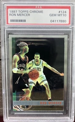 1997 Topps Chrome RON MERCER (PSA 10) Pop: 334 - Image 1 of 2