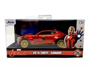 IRON MAN MARVEL 2016 CHEVROLET CAMARO 1/32 DIECAST JADA BRAND NEW - Bild 1 von 2