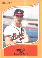 1990 ProCards A and AA #64 Mike Bell