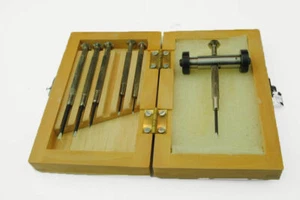 Proops Jewellers Screwdriver Set x 6 in a Wooden Box with a Sharpening Jig J1312 - Picture 1 of 1