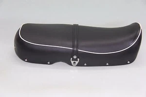 After market Honda CB450 1965-1968 Black Bomber lip-style seat Code: L2173 - Picture 1 of 9