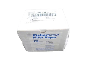 FISHERBRAND 24cm P8 Fluted Qualitative Filter Paper Circles 09-790-14G (100/cs) - Picture 1 of 3