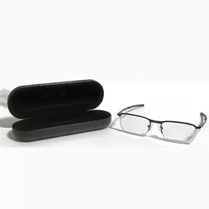 Oakley Mens Eyeglasses Frames OX3187-0151 Half Rim Black Rectangle 51 18 137 - Picture 1 of 17