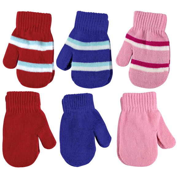 Guanti Antigraffio Neonato | 4 Paia | Cotone Morbido | Polsino Elastico | Regalo Baby Shower - Foto 2