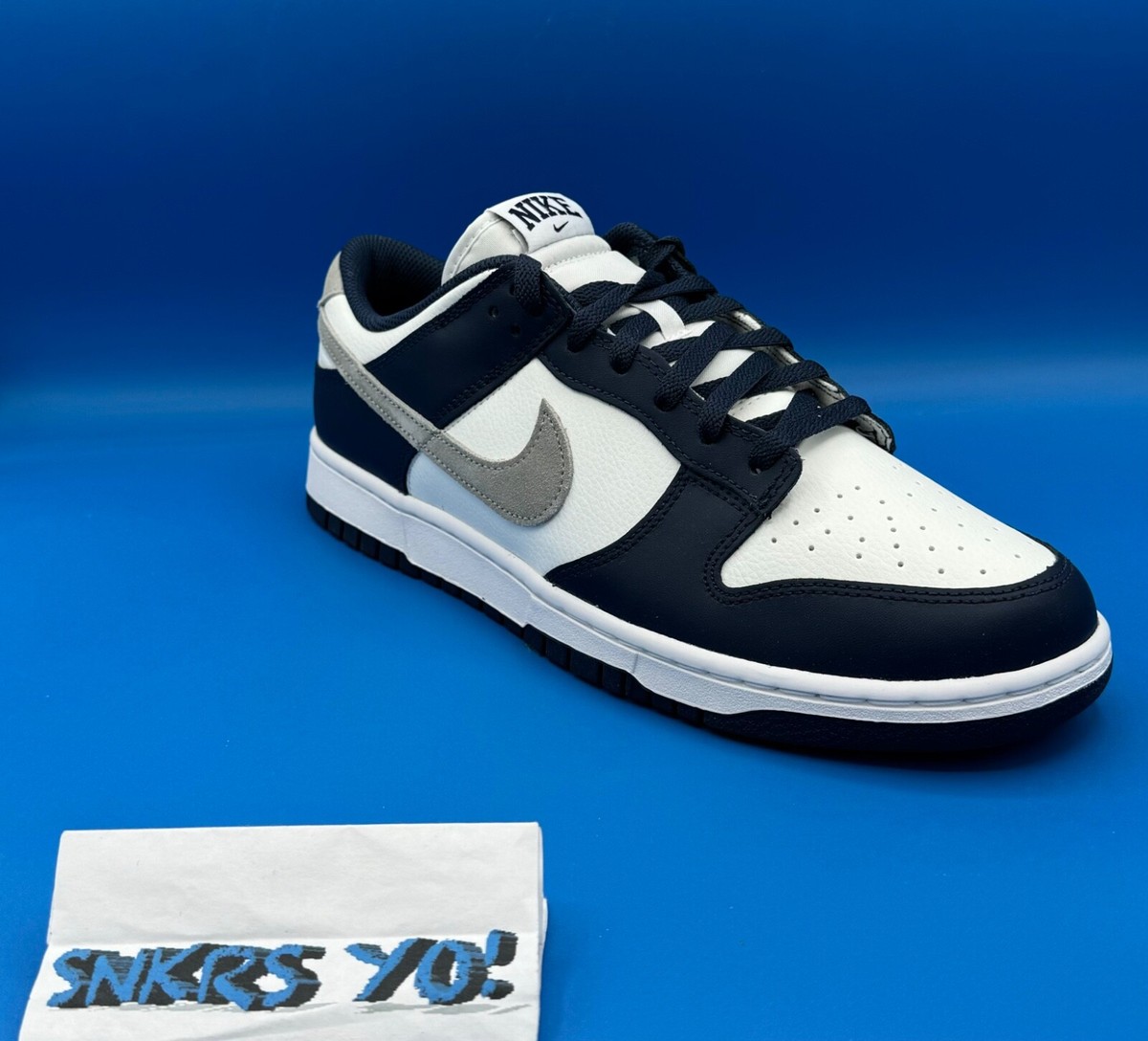 最安値　Nike SB Dunk Low Midnight Navy 27cm Nike Dunk Low White Midnight Navy for Sale | Authenticity