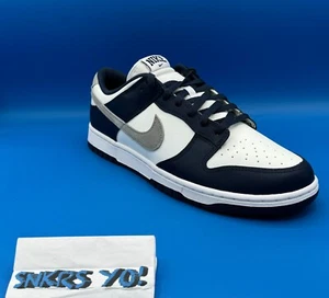 Nike Dunk Low Summit White Midnight Navy (FD9749-400) Size 11 - Picture 1 of 7