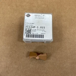 Allied 1-1/64 Zoll 1,015 Zoll 25,8 mm Hartmetall-Bohreinsatz 7C124P-1,015 #24 GEN3SYS K35 - Bild 1 von 5