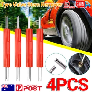 4pcs Tyre Valve Stem Remover Removal Repair Tool Key Bike Motorcycle Vehicles AU - Picture 1 of 11