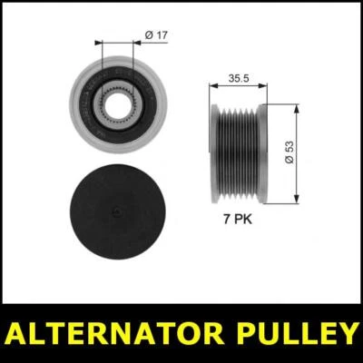 Alternator Pulley Fits Nissan QASHQAI X-TRAIL J11 T32 T32  T32R  T32RR 0117PAO - Image 1 of 3