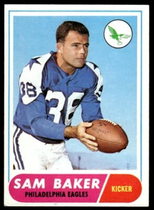 1968 Topps #32 Sam Baker Philadelphia Eagles - Picture 1 of 2