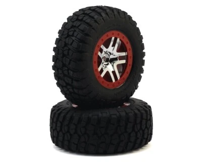 Traxxas BFGoodrich Mud Terrain Reifen auf Felge Chrom rot 12mm TRX6873A Slash .. - Bild 1 von 2