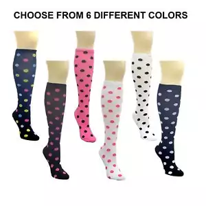 Colorful Polka Dot Pattern Socks from the Sock Panda (Knee High) - Picture 1 of 7