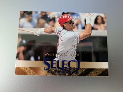 1997 SELECT STARS REGISTERED GOLD  JUAN GONZALEZ - Image 1 of 2