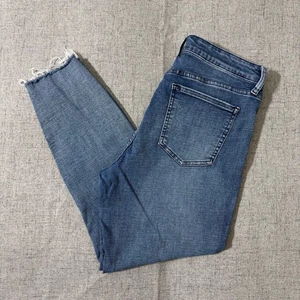 Pistola Jeans Damen 32 blau Denim Arielle Skinny Scherenschnitt Saum Knöchel - Bild 1 von 6