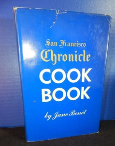 San Francisco Chronicle CookBook Jane Benet Vintage 1973 Recipes from Readers - Picture 1 of 11