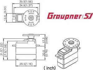 GRAUPNER DES 587 BB MG DIGITAL SERVO / 7932 - Bild 1 von 2