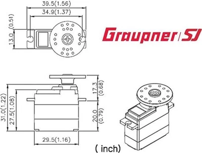GRAUPNER DES 587 BB MG DIGITAL SERVO / 7932 - Bild 1 von 2
