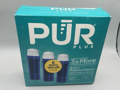 PUR PPF951K3 Lead Reduction Water Pitcher Replacement Filter - 3 Pack New - Image 1 of 2