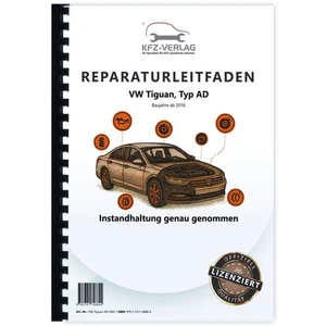 VW Tiguan Typ AD ab 2016 Instandhaltung Inspektion Wartung Reparaturhandbuch - Bild 1 von 7