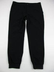 Pantalones de chándal para hombre 34 J Lindeberg con puño negros - Imagen 1 de 6