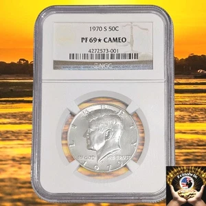 1970 S Proof Kennedy Half Dollar NGC PF69* Cameo, Pulled From Storage Fast Ship - Picture 1 of 8