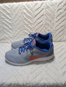 S1 Nike Herren Schuhe Grau/Orange Revolution 3 Laufen Training Turnschuhe Größe 13 - Bild 1 von 6