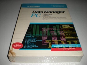 Timeworks Data Manager PC Dos Datenbank Neu in Box 5,25".  Leicht wasserfleckig - Bild 1 von 5