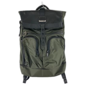 Mochila TUMI Alpha Bravo Lance Bolsa de Viaje de Nailon Verde Usada - Imagen 1 de 4